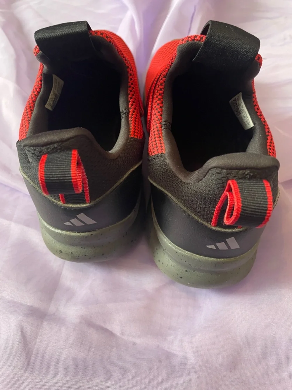 adidas Red and Black Performance Running Shoes - Picture 4 of 7